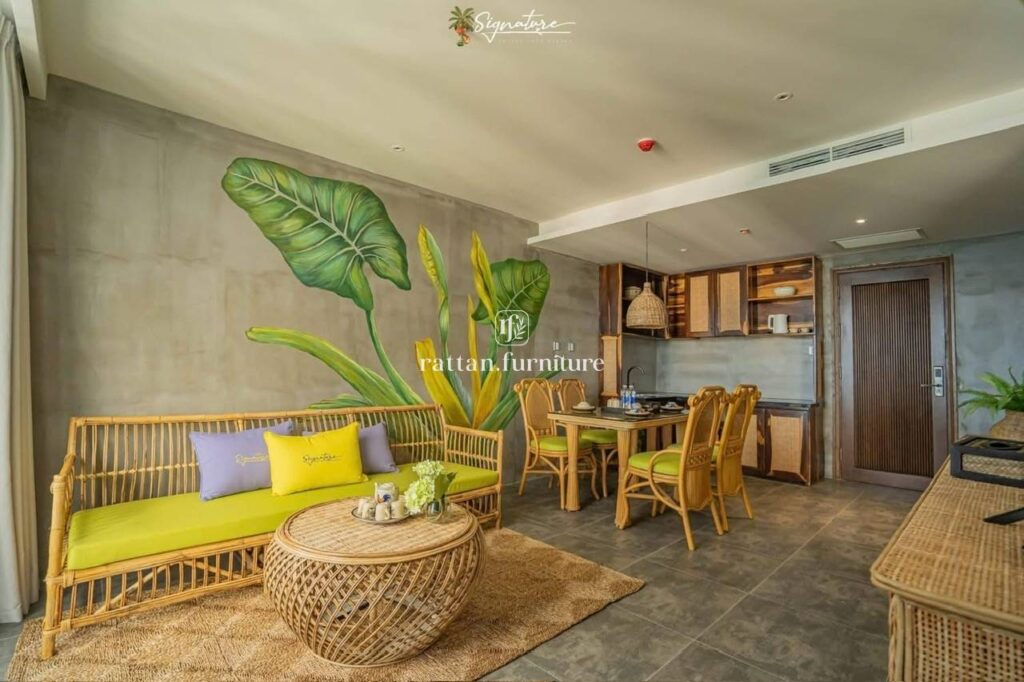 rattan furniture resort