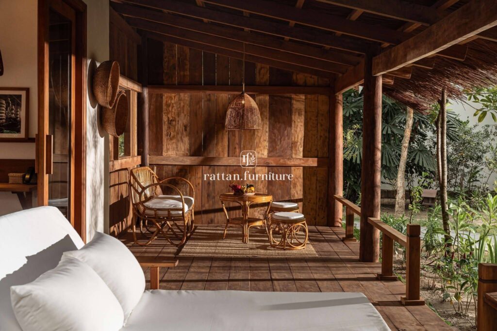 rattan furniture resort