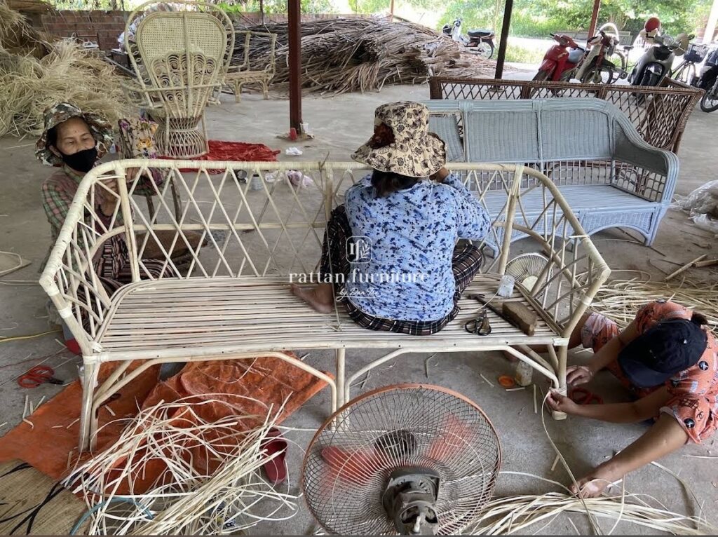 Rattan chair vietnam
