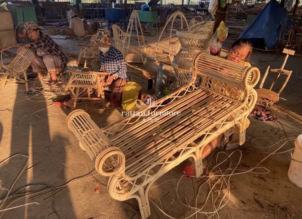 Rattan chair vietnam