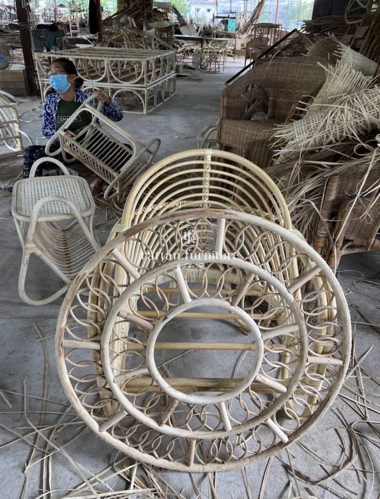Rattan chair vietnam