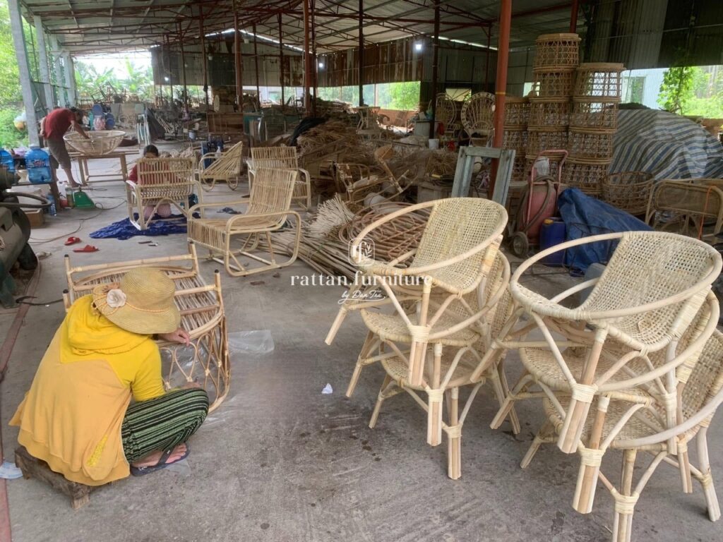 Rattan chair vietnam