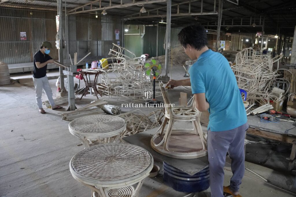 Rattan factory