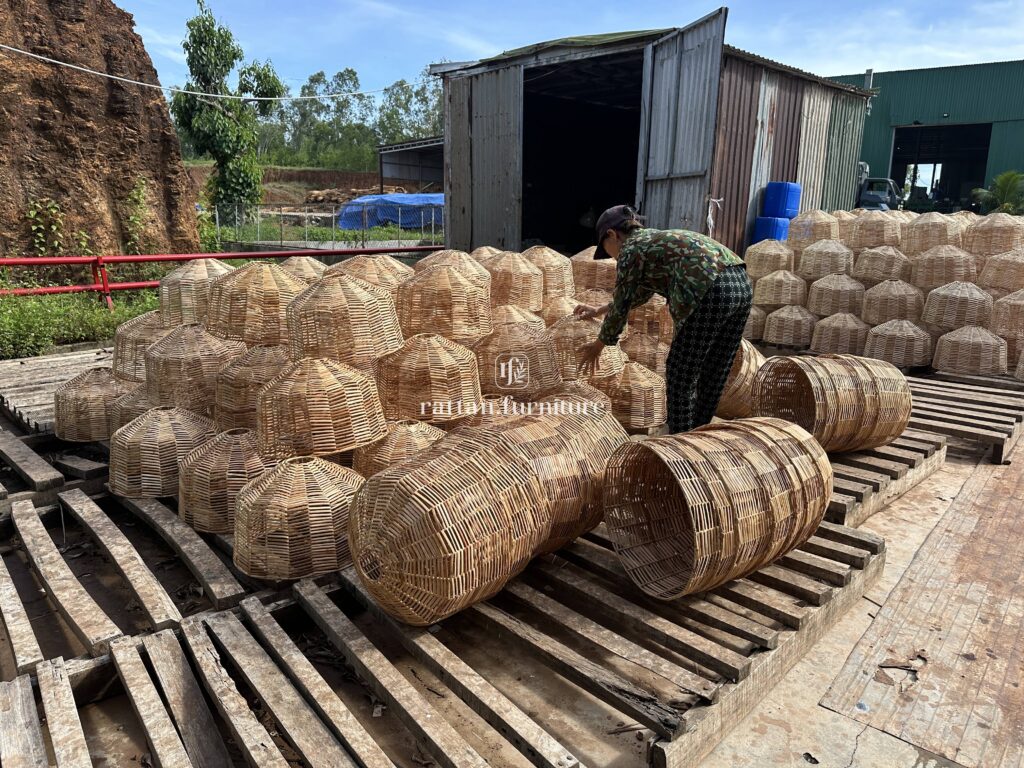 Rattan factory