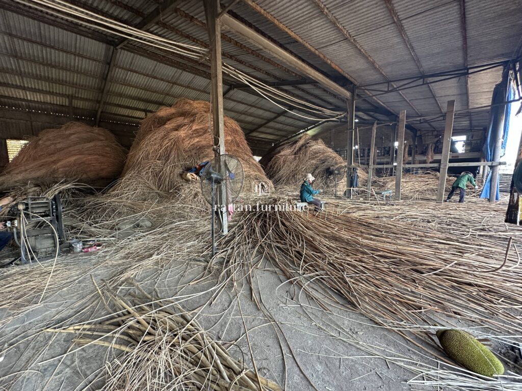 Rattan factory