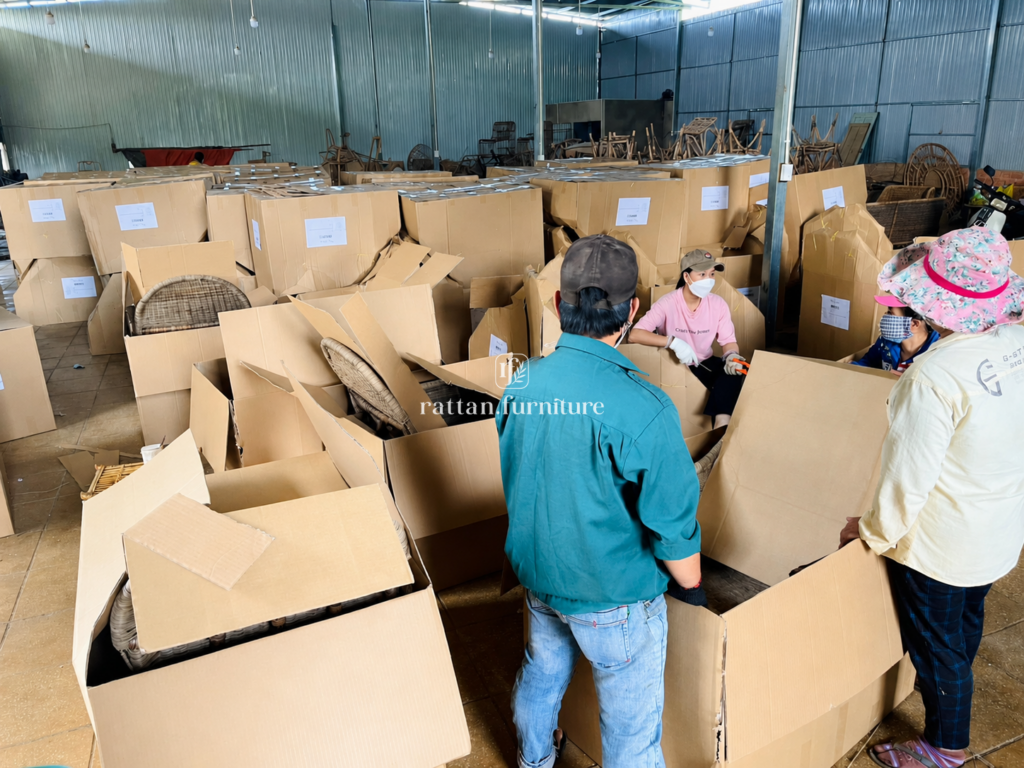 Rattan factory