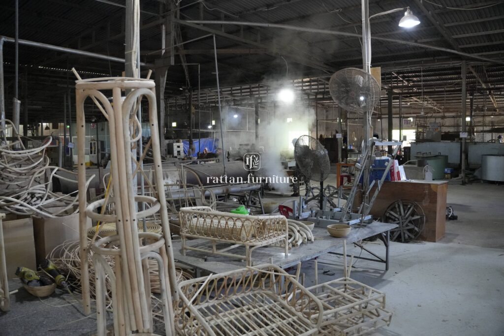 Rattan factory