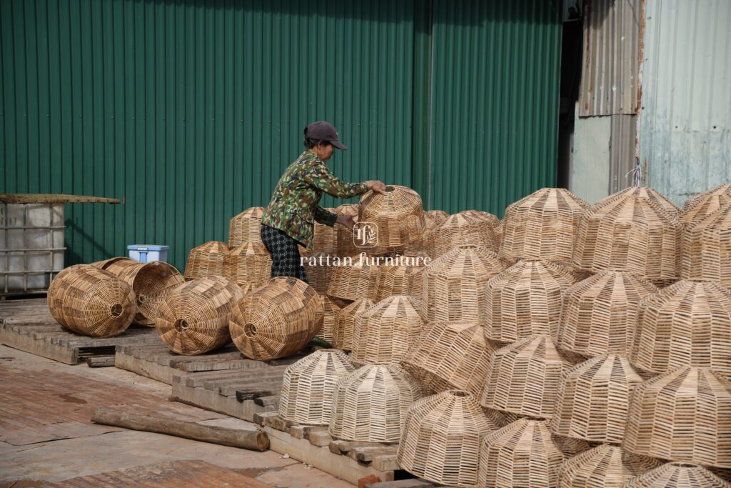 Rattan factory