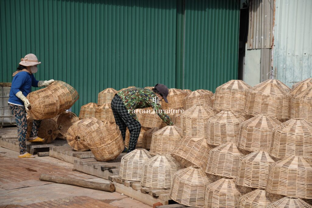 Rattan factory