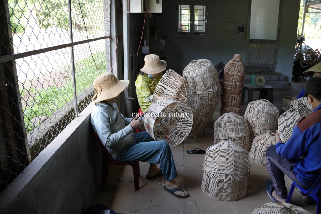 Rattan factory