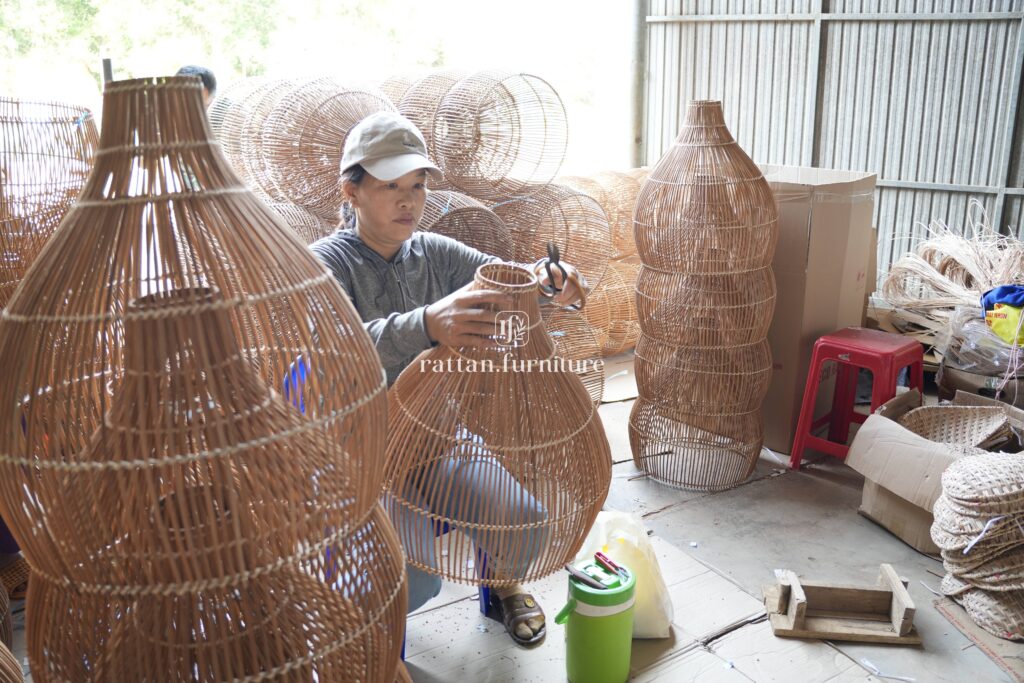 Rattan factory