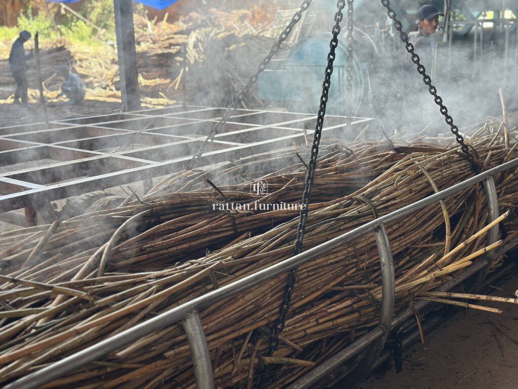 Rattan factory