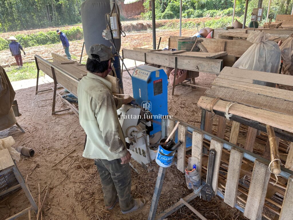 Rattan factory
