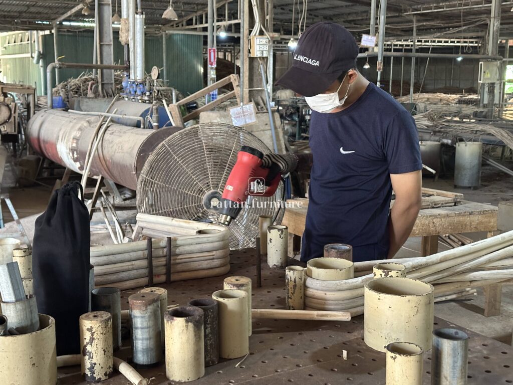 Rattan factory