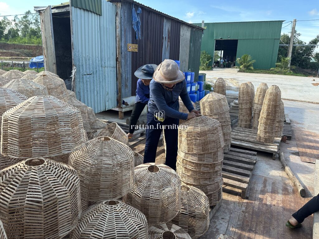Rattan factory