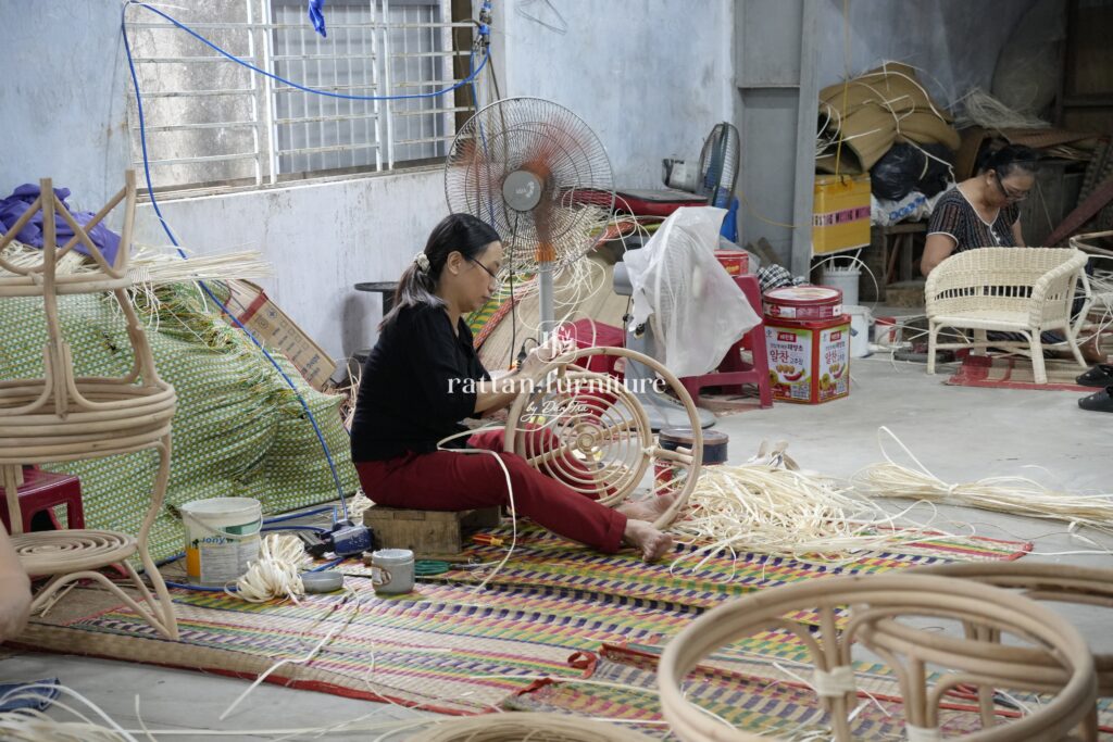 Rattan material vietnam