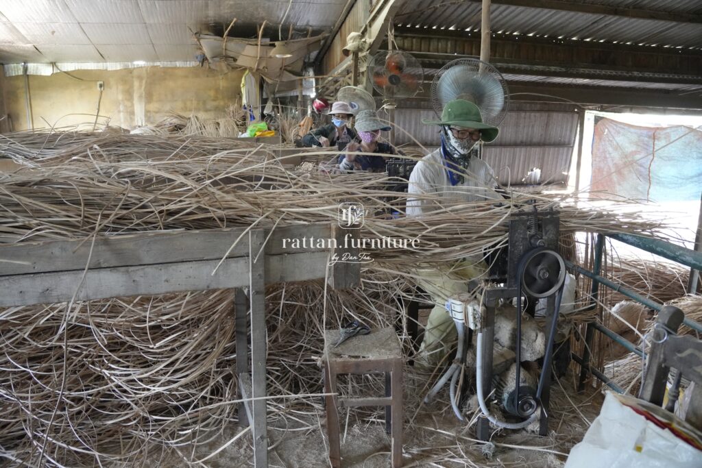 Rattan material vietnam