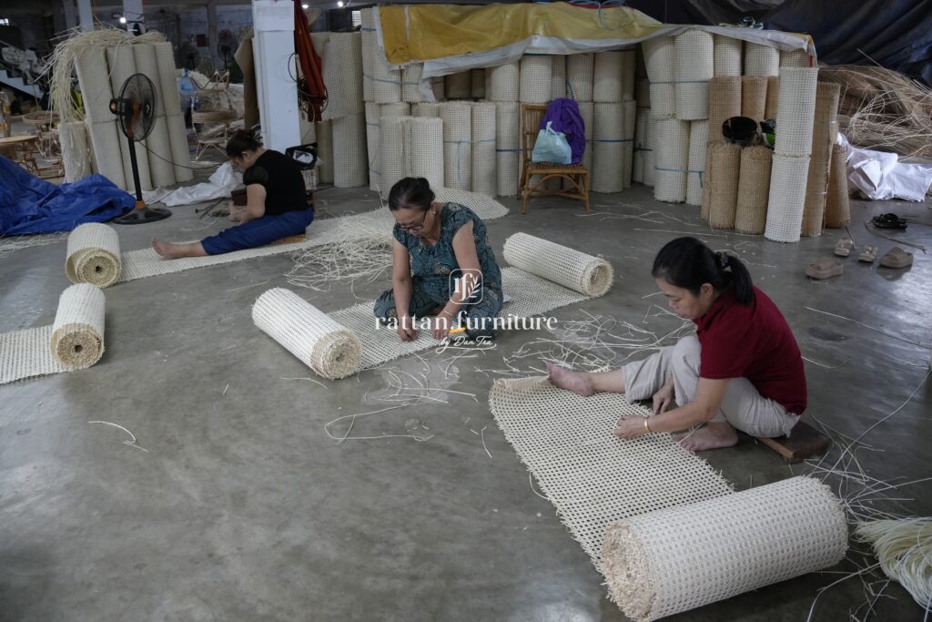 Rattan material vietnam