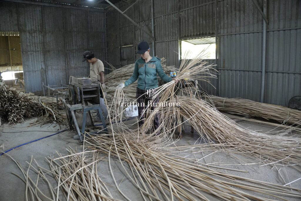 Rattan material vietnam