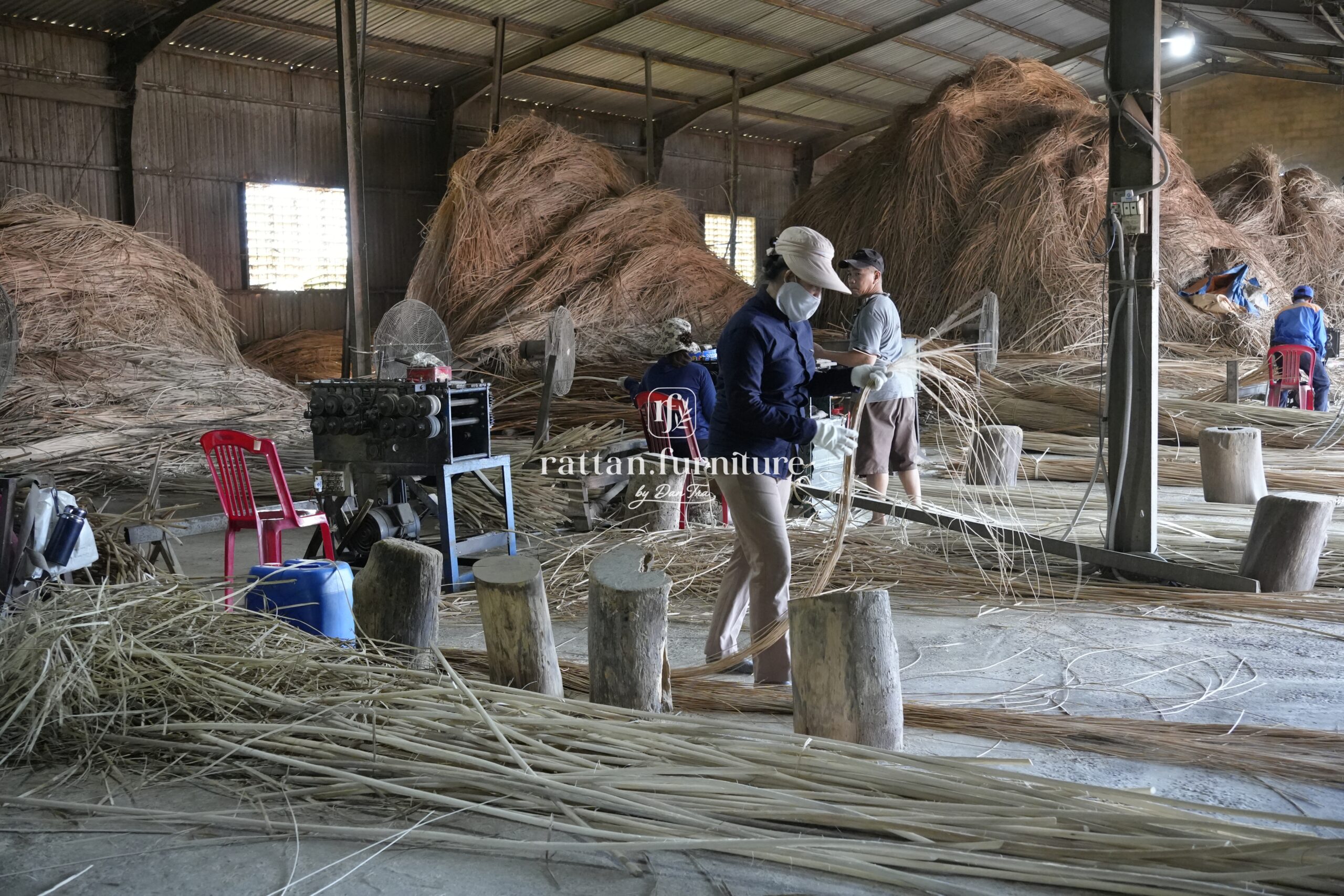 Rattan material vietnam