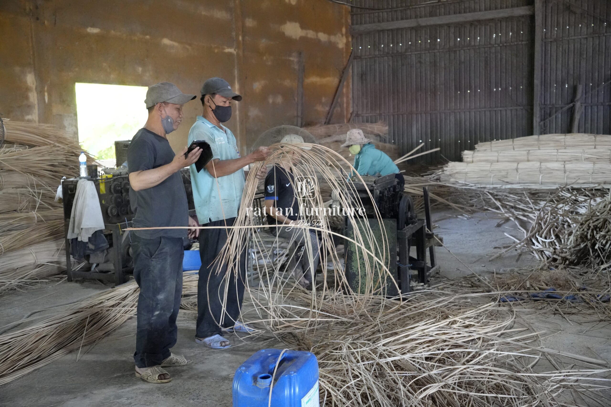 Rattan material vietnam